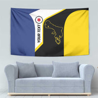 Caribbean Bonaire Personalized Tapestry Simple Flag Style - Wonder Print Shop