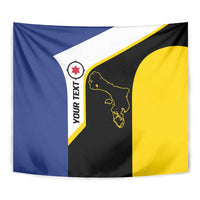 Caribbean Bonaire Personalized Tapestry Simple Flag Style - Wonder Print Shop