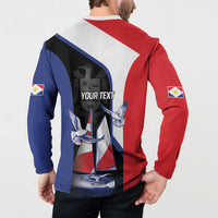 Caribbean Saba Personalized Button Sweatshirt Remis Velisque Sail the Seas - Wonder Print Shop