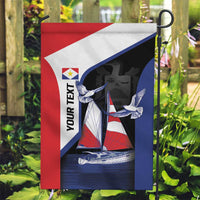 Caribbean Saba Personalized Garden Flag Remis Velisque Sail the Seas - Wonder Print Shop