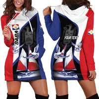 Caribbean Saba Personalized Hoodie Dress Remis Velisque Sail the Seas - Wonder Print Shop