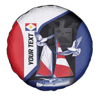 Caribbean Saba Personalized Spare Tire Cover Remis Velisque Sail the Seas - Wonder Print Shop