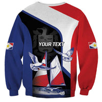 Caribbean Saba Personalized Sweatshirt Remis Velisque Sail the Seas - Wonder Print Shop