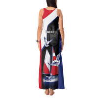 Caribbean Saba Personalized Tank Maxi Dress Remis Velisque Sail the Seas - Wonder Print Shop
