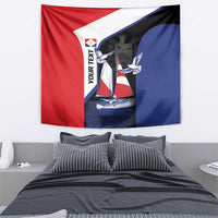 Caribbean Saba Personalized Tapestry Remis Velisque Sail the Seas - Wonder Print Shop