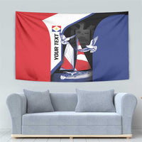 Caribbean Saba Personalized Tapestry Remis Velisque Sail the Seas - Wonder Print Shop