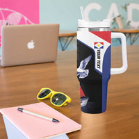 Caribbean Saba Personalized Tumbler With Handle Remis Velisque Sail the Seas - Wonder Print Shop