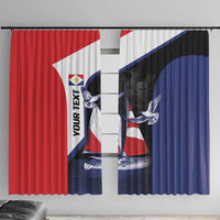 Caribbean Saba Personalized Window Curtain Remis Velisque Sail the Seas - Wonder Print Shop