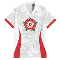England Rugby National Heritage Custom Hawaiian Shirt Tudor Rose Inspired Edition