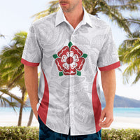 England Rugby National Heritage Custom Hawaiian Shirt Tudor Rose Inspired Edition