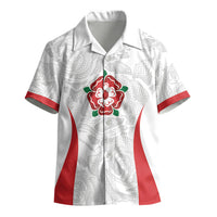 England Rugby National Heritage Custom Kid Hawaiian Shirt Tudor Rose Inspired Edition