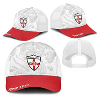 England Rugby National Heritage Personalized Mesh Trucker Cap Tudor Rose Inspired Edition