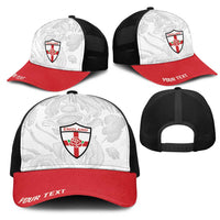 England Rugby National Heritage Personalized Mesh Trucker Cap Tudor Rose Inspired Edition