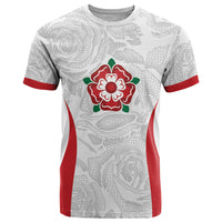 England Rugby National Heritage Custom T Shirt Tudor Rose Inspired Edition