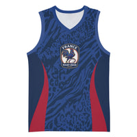 France Rugby National Heritage Custom Basketball Jersey Fleur De Lis Inspired Edition