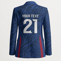 France Rugby National Heritage Custom Blazer Fleur De Lis Inspired Edition
