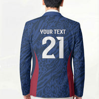 France Rugby National Heritage Custom Blazer Fleur De Lis Inspired Edition