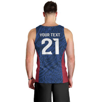 France Rugby National Heritage Custom Men Tank Top Fleur De Lis Inspired Edition