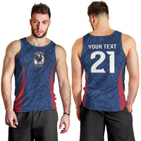 France Rugby National Heritage Custom Men Tank Top Fleur De Lis Inspired Edition