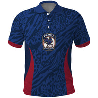 France Rugby National Heritage Custom Polo Shirt Fleur De Lis Inspired Edition