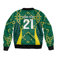 Ireland Rugby National Heritage Custom Bomber Jacket Traditional Celtic Inspired Edition
