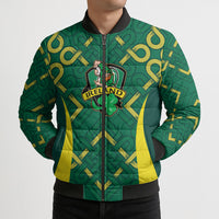 Ireland Rugby National Heritage Custom Bomber Puffer Jacket Traditional Celtic Inspired Edition