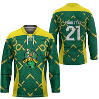 Ireland Rugby National Heritage Custom Hockey Jersey Traditional Celtic Inspired Edition