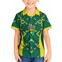 Ireland Rugby National Heritage Custom Kid Hawaiian Shirt Traditional Celtic Inspired Edition