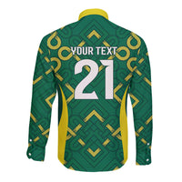 Ireland Rugby National Heritage Custom Long Sleeve Button Shirt Traditional Celtic Inspired Edition