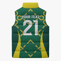Ireland Rugby National Heritage Custom Sleeveless Puffer Jacket Traditional Celtic Inspired Edition