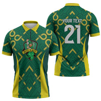 Ireland Rugby National Heritage Custom Zipper Polo Shirt Traditional Celtic Inspired Edition