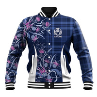 Scotland Rugby National Heritage Custom Baseball Jacket Traditional Tartan Inspired Edition