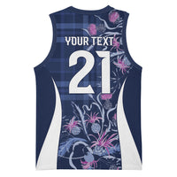 Scotland Rugby National Heritage Custom Basketball Jersey Traditional Tartan Inspired Edition