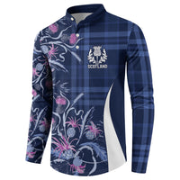 Scotland Rugby National Heritage Custom Button Sweatshirt Traditional Tartan Inspired Edition