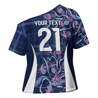 Scotland Rugby National Heritage Custom Cross Shoulder Shirt Traditional Tartan Inspired Edition