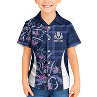 Scotland Rugby National Heritage Custom Kid Hawaiian Shirt Traditional Tartan Inspired Edition