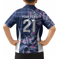 Scotland Rugby National Heritage Custom Kid Hawaiian Shirt Traditional Tartan Inspired Edition LT9