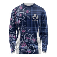 Scotland Rugby National Heritage Custom Long Sleeve Shirt Traditional Tartan Inspired Edition