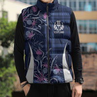 Scotland Rugby National Heritage Custom Sleeveless Puffer Jacket Traditional Tartan Inspired Edition