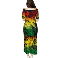 Aloha Hawaii Puletasi Hammerhead Shark Tattoo Polynesian Summer - Reggae - Wonder Print Shop