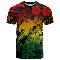 Aloha Hawaii T Shirt Hammerhead Shark Tattoo Polynesian Summer - Reggae - Wonder Print Shop
