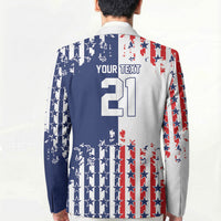 2026 Rugby Nations Series Custom United States Blazer Red Star And Stripes Pattern