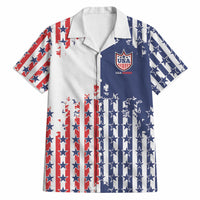2026 Rugby Nations Series Custom United States Hawaiian Shirt Red Star And Stripes Pattern