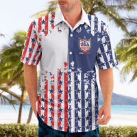 2026 Rugby Nations Series Custom United States Hawaiian Shirt Red Star And Stripes Pattern