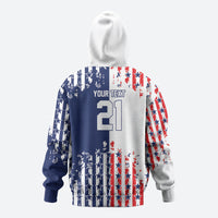 2026 Rugby Nations Series Custom United States Hoodie Red Star And Stripes Pattern
