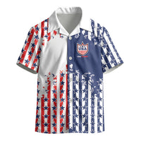 2026 Rugby Nations Series Custom United States Kid Hawaiian Shirt Red Star And Stripes Pattern
