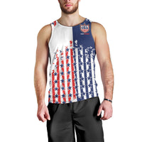 2026 Rugby Nations Series Custom United States Men Tank Top Red Star And Stripes Pattern