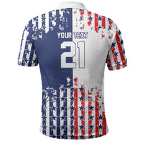 2026 Rugby Nations Series Custom United States Polo Shirt Red Star And Stripes Pattern
