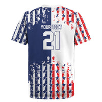 2026 Rugby Nations Series Custom United States Rugby Jersey Red Star And Stripes Pattern