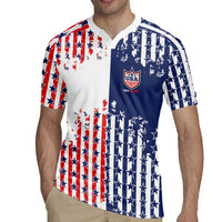 2026 Rugby Nations Series Custom United States Rugby Jersey Red Star And Stripes Pattern